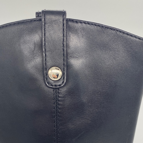 INC Fawne Black Leather Knee-High Boots - Picture 8 of 11